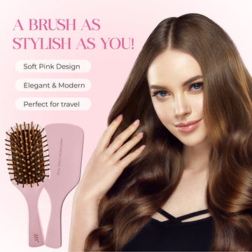 Sustainable Beauty Starts Here: The Air Bold Wooden Paddle Hair Brush