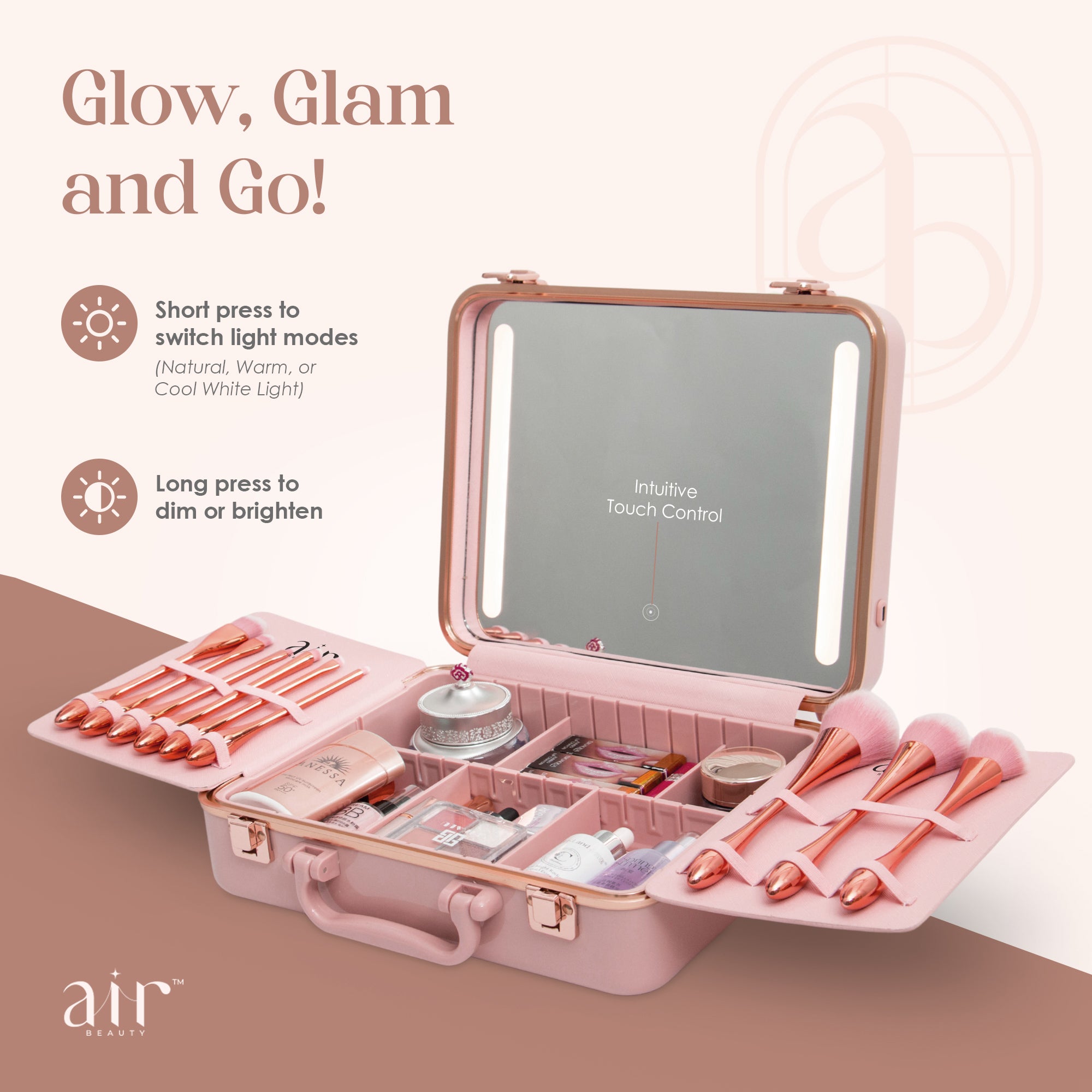 Air Makeup Beauty Box- Luxury make up anytime