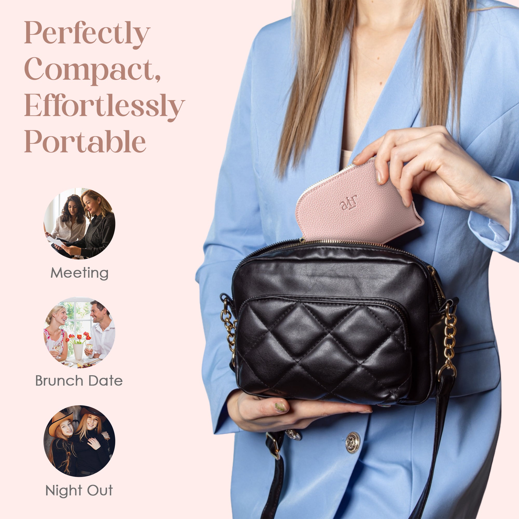 Air Mini Makeup Purse – Your Daily Touch-Up Essential